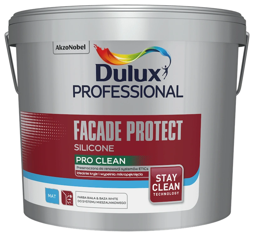 Dulux Professional Facade Protect Silicone – silikonowa farba elewacyjna
